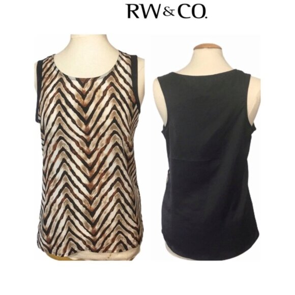 RWCosleeveless blouse Sz M - Picture 7 of 7